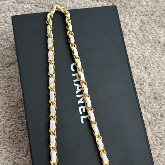 Vintage Chanel Mini Mademoiselle Bag Black and White Lambskin Gold Hardware - Picture 15 of 17